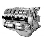 Дизельный двигатель ЯМЗ-240M2 четырёхтактный двенадцатицилиндровый